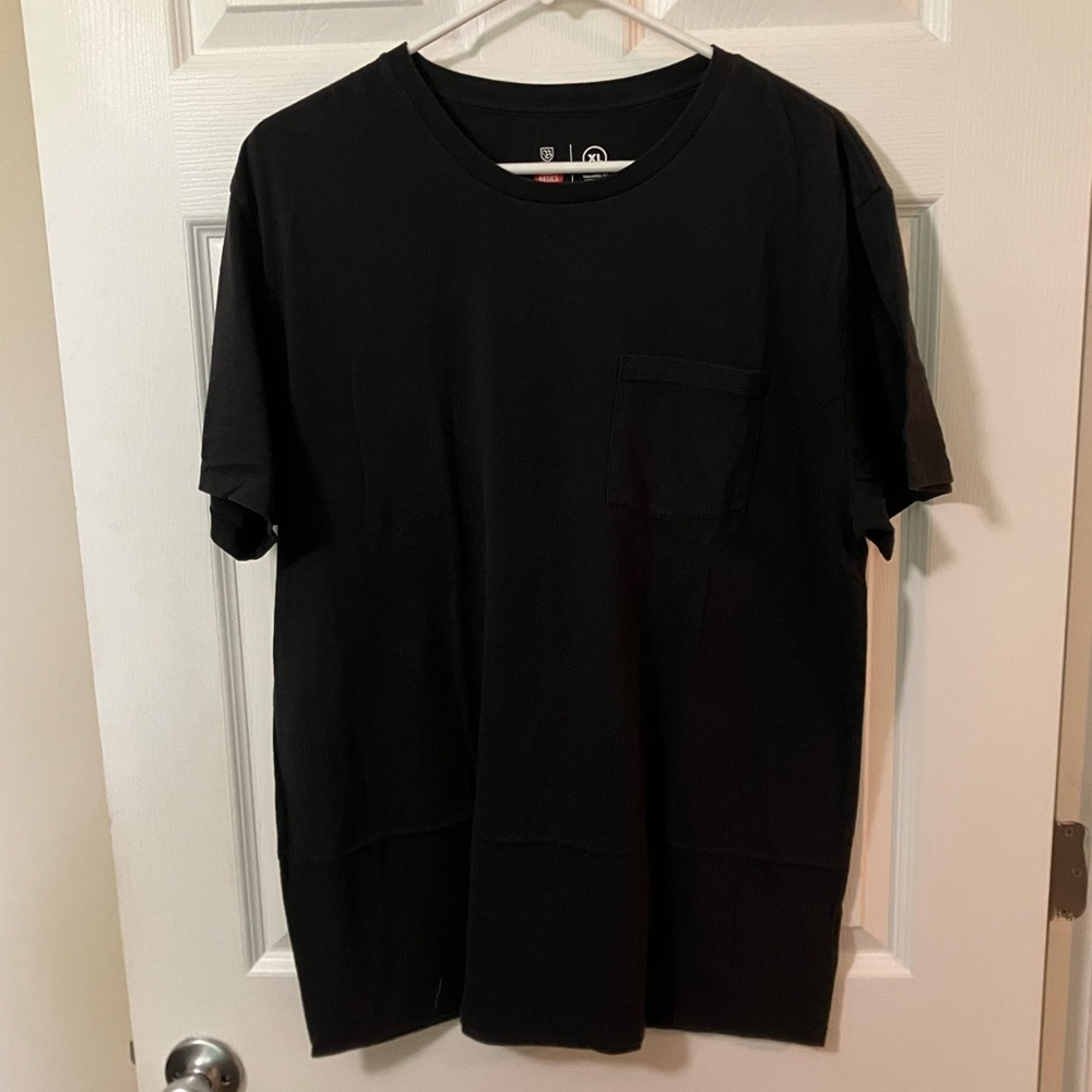 BRIXTON Basics Pocket Tee Mens XL Black Shirt